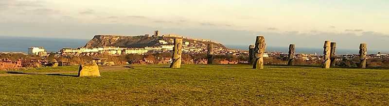 Scarborough from Jonnos Field, Barrowcliff graphic